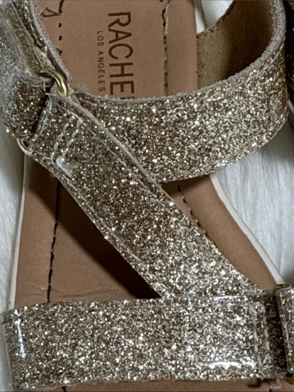 Rachel Zoe sparkling gold